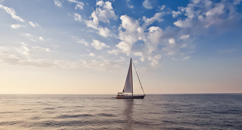 Bateau sur l'océan